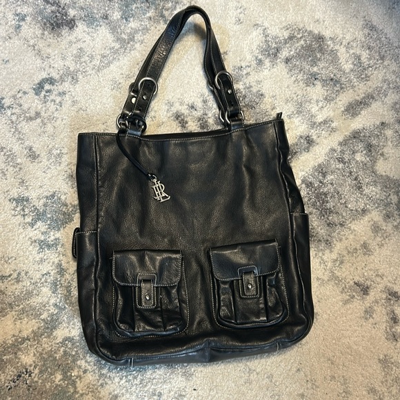 Ralph Lauren Black Leather bag - Picture 1 of 7